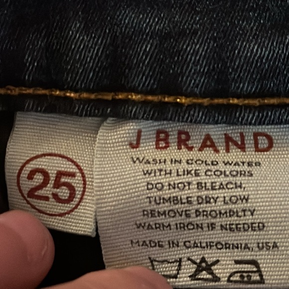 J Brand 620O216 Mid-Rise Super Skinny Jeans‎ size 25 - Picture 13 of 13